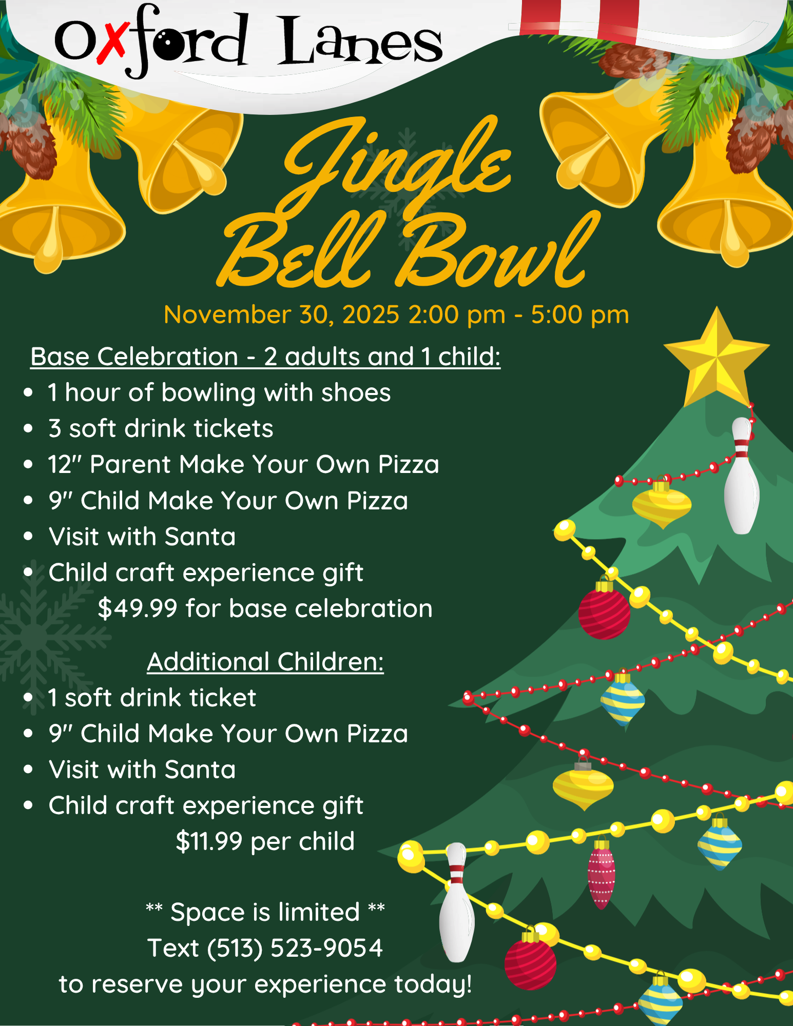 Oxford Lanes 2025 Jingle Bell Bowl