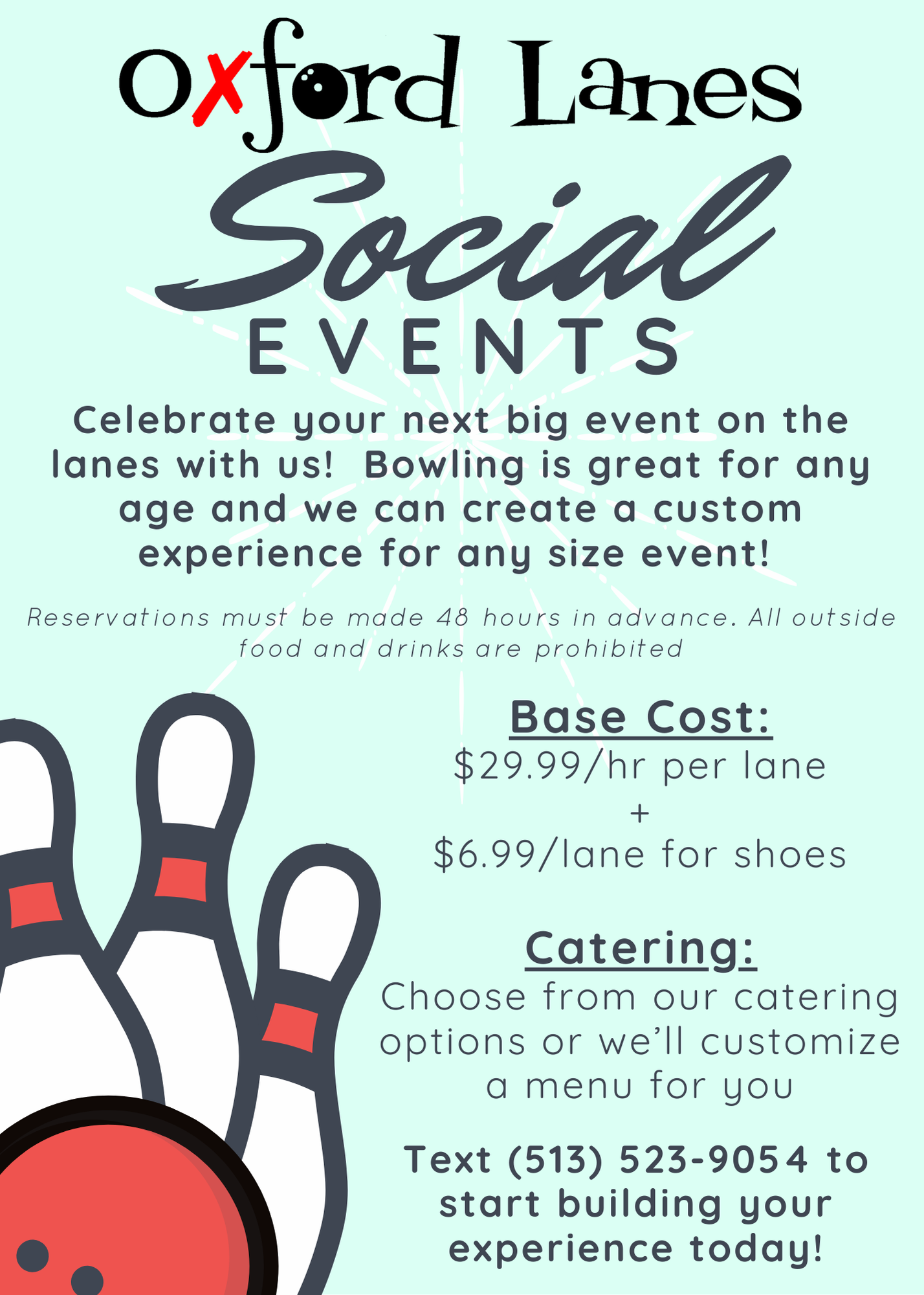 Social Events Flyer